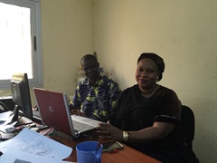 Moussa Mady Sissoko et Mme Macalou Binta Sarr